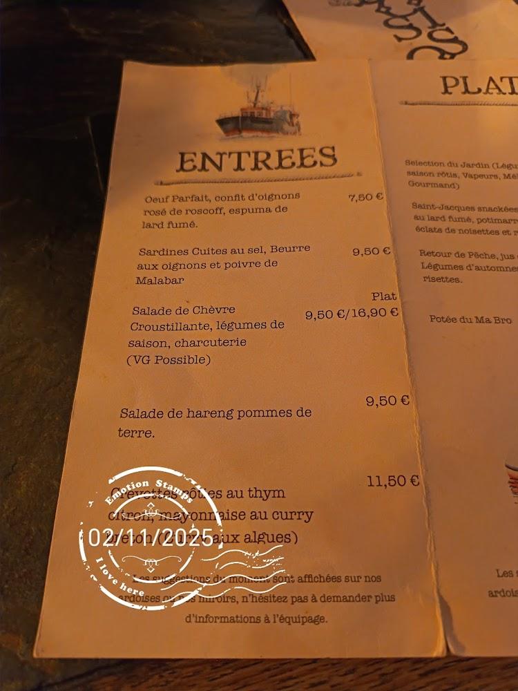 Ma Bro la cantine des matelots - Menu Image 4